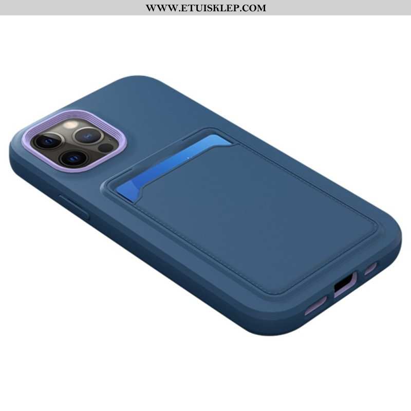 Etui do iPhone 14 Pro Posiadacz Karty Dwukolorowej